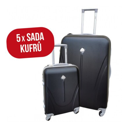 5x sada cestovních kufrů