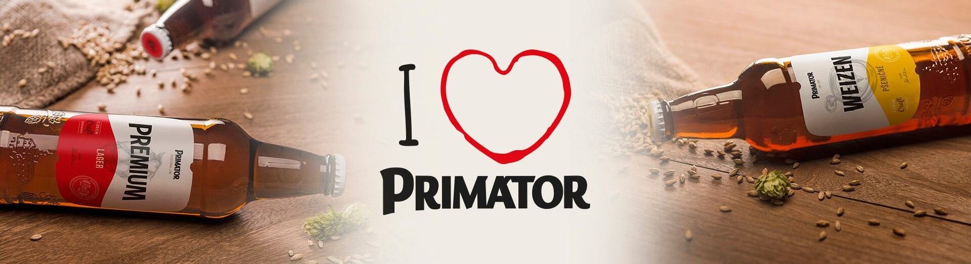 Obrázek pole s logem I LOVE PRIMÁTOR