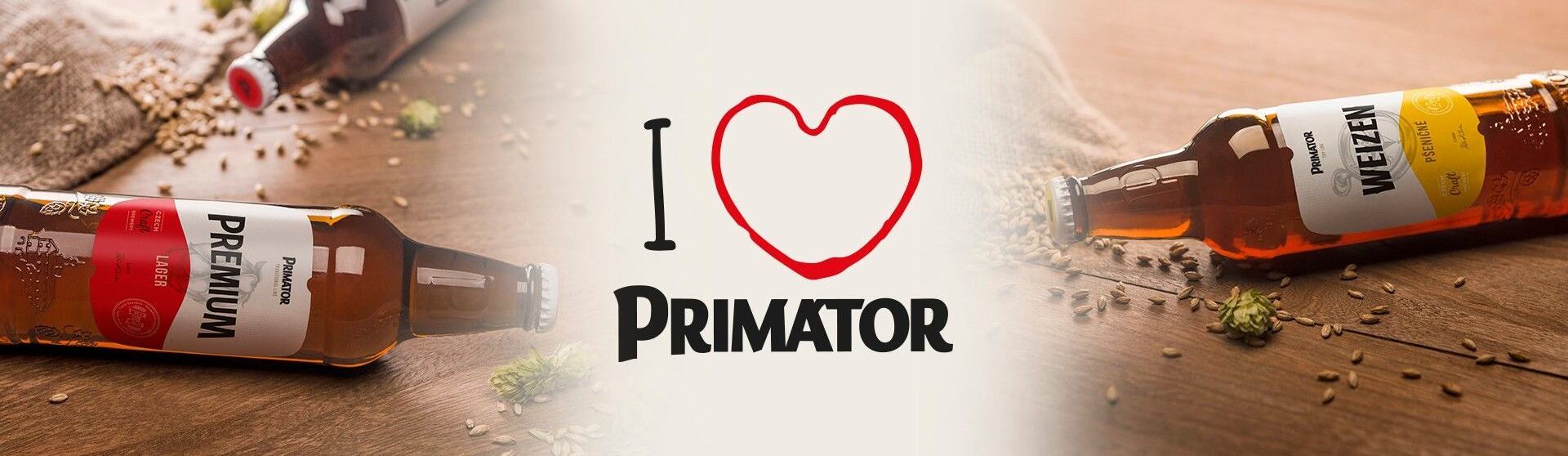 Obrázek pole s logem I LOVE PRIMÁTOR