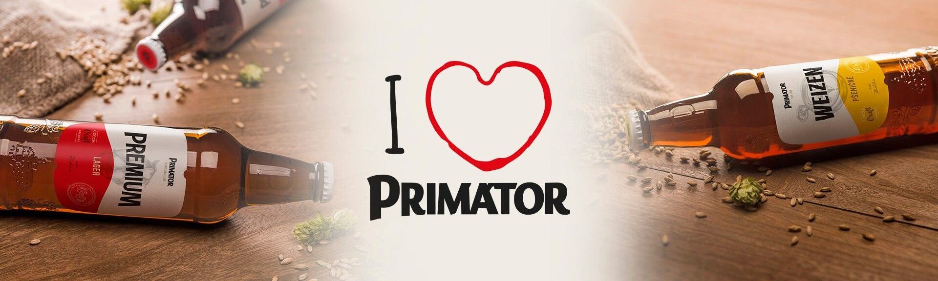 Obrázek pole s logem I LOVE PRIMÁTOR