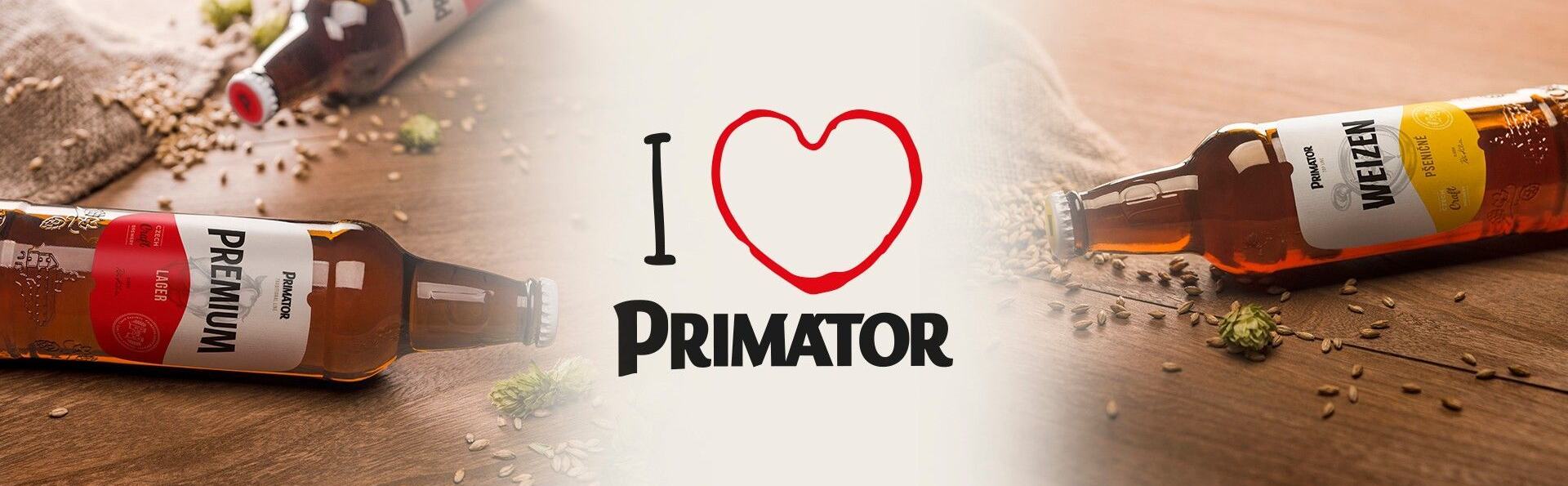 Obrázek pole s logem I LOVE PRIMÁTOR